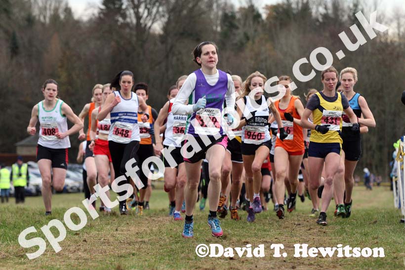 Senior womens start NEHL, Wallington Hall. Photo: David T. Hewitson/Sports for All Pics